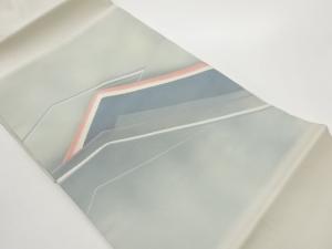 幾何学模様織出し名古屋帯